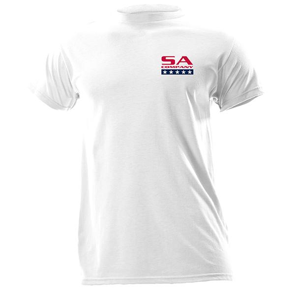 Cotton Short Sleeve | Fins & Stripes | White