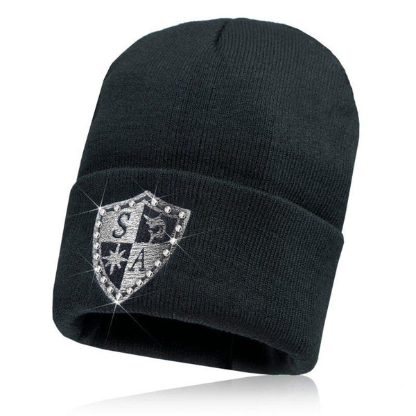 SA Beanie | Black | Bling Shield