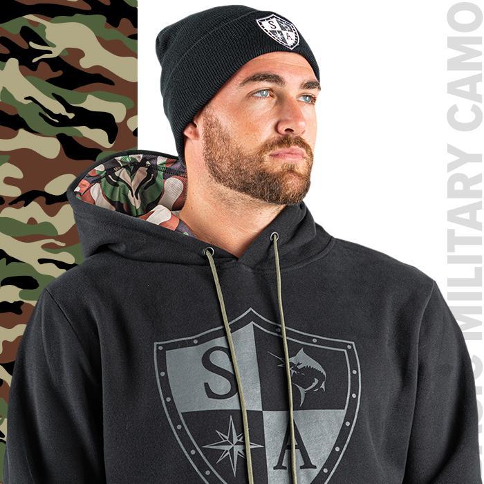 Hoodie Inner Lined | Basic Military Camo