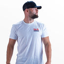 Cotton Short Sleeve | Fins & Stripes | White