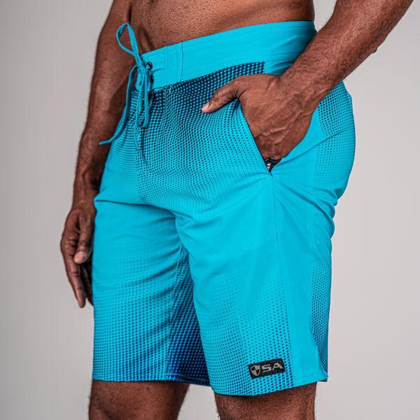 SA Board Shorts 2.0 | Waves | Blue