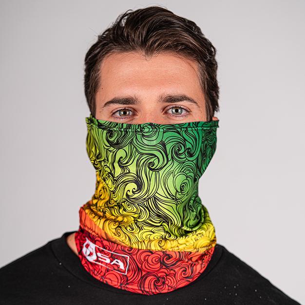 Performance Shield | Rasta Waves