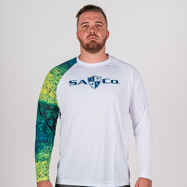 Performance Long Sleeve W/ Mesh | White | 1 Sleeve-Mahi