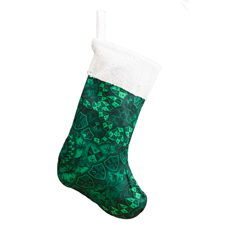 Holiday Stocking | SA Green Shield Camo