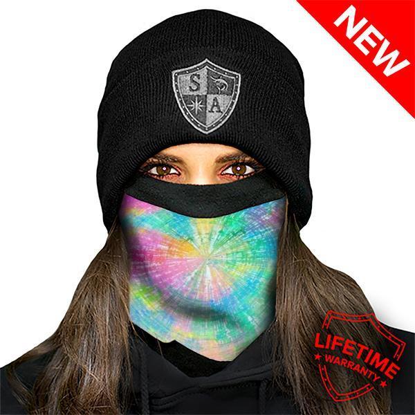 Frost Tech | Rainbow Spiral Fleece Face Shields - SA Company 