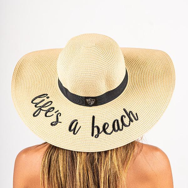 Floppy Straw Hat | Life's a Beach