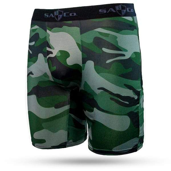 Boxer Briefs | Green Military Camo