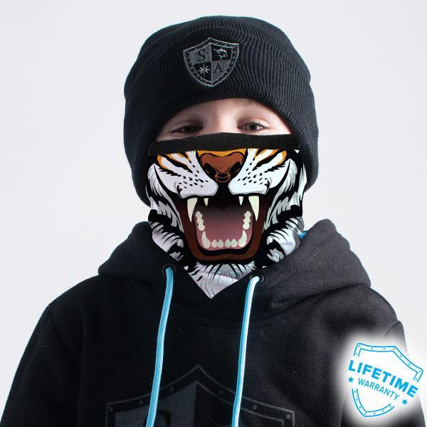 Kids Frost Tech | Tiger Fleece Lined Face Shield