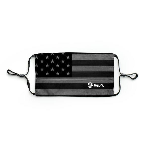 Kids Face Mask | Blackout American Flag