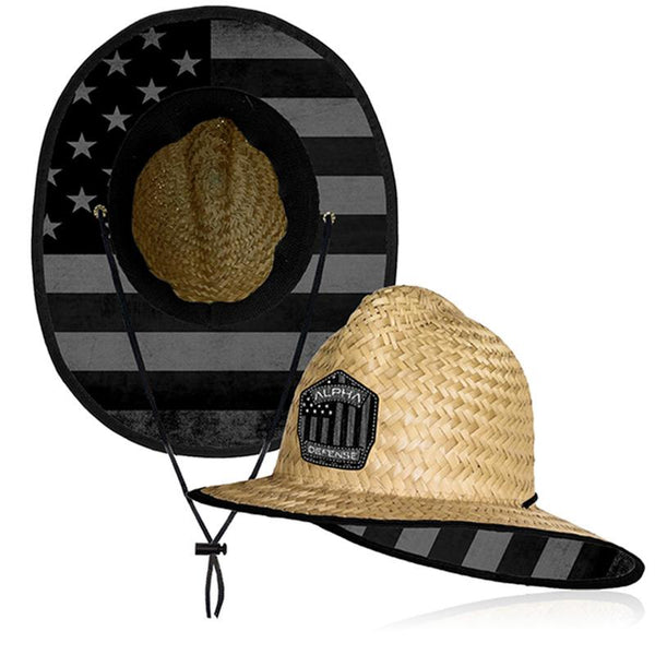 Ladder Hat | Blackout American Flag