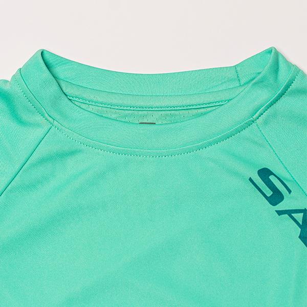 Kids Performance Long Sleeve W/ Mesh | Mint | 2-Logo