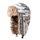 Trapper Hat | Nordic | Black & White