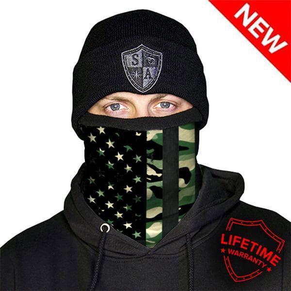 Frost Tech | Patriot Military Camo Fleece Face Shields - SA Company 