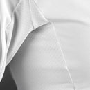 Performance Long Sleeve W/ Mesh | White | Blackout American Flag Sleeve