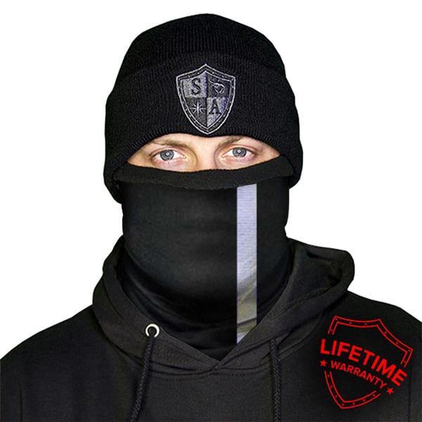 Frost Tech | Reflective Black Fleece Face Shield