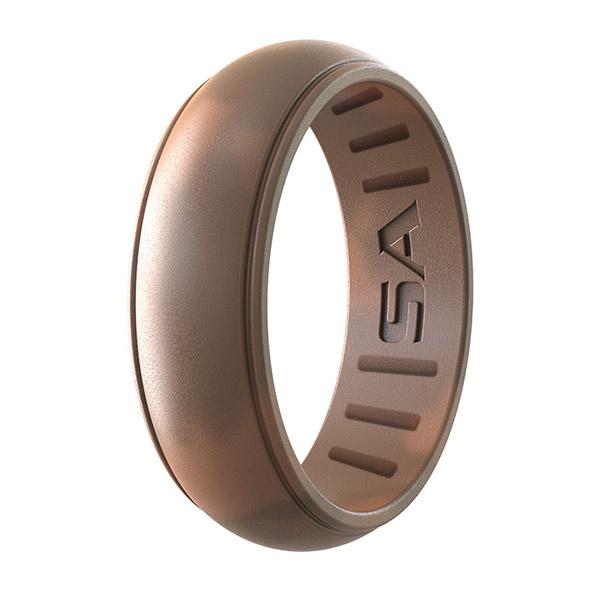 Silicone Ring | Bevel | Bronze