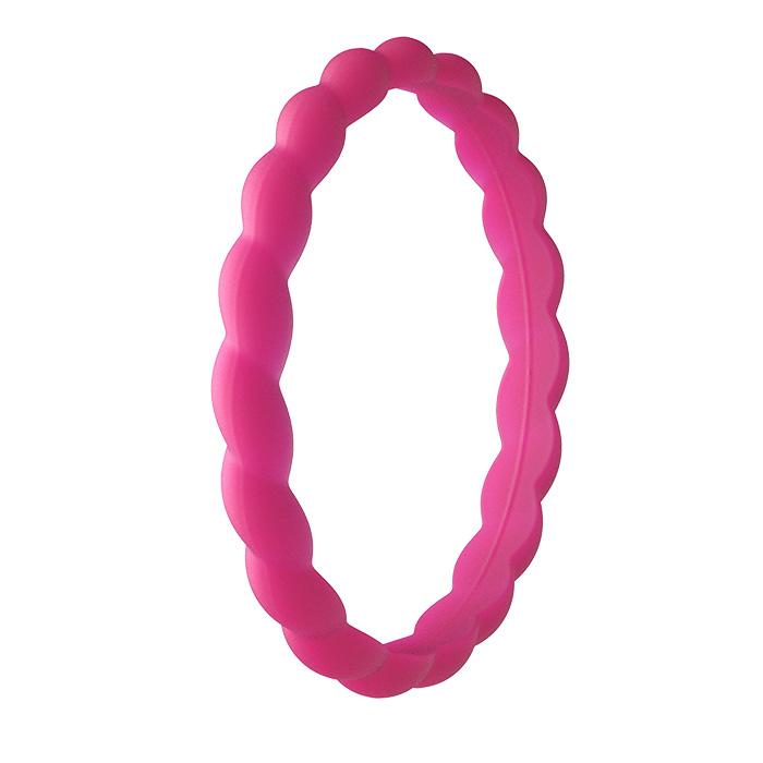 Silicone Ring | Rope | Pink