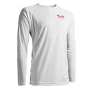 Performance Long Sleeve W/ Mesh | White | Fins & Stripes