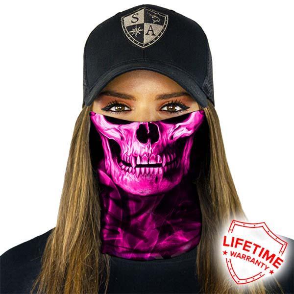 Face Shield® | Skull Tech  | Pink Crow