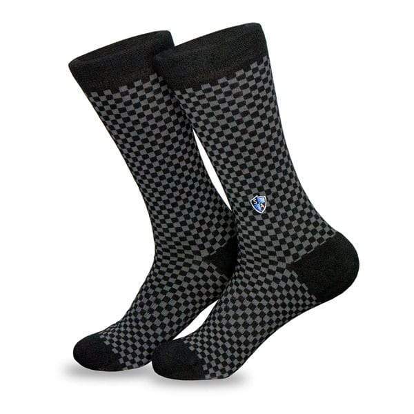 Woven Socks | Crew | Carbon Fiber