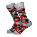 Woven Socks | Crew | Fire Blackout Military Camo