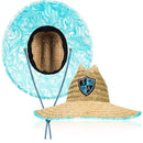 Under Brim Straw Hat | Tidal Waves