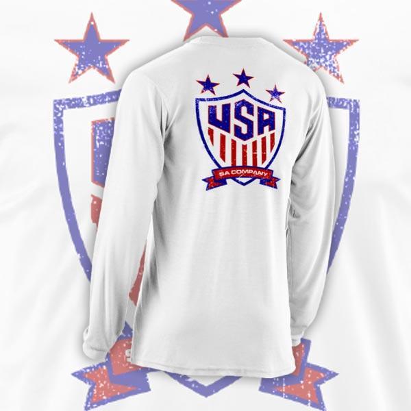 Performance Long Sleeve | White | USA