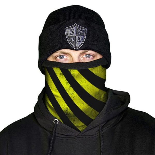 Frost Tech | Under Construction Yellow Fleece Face Shield